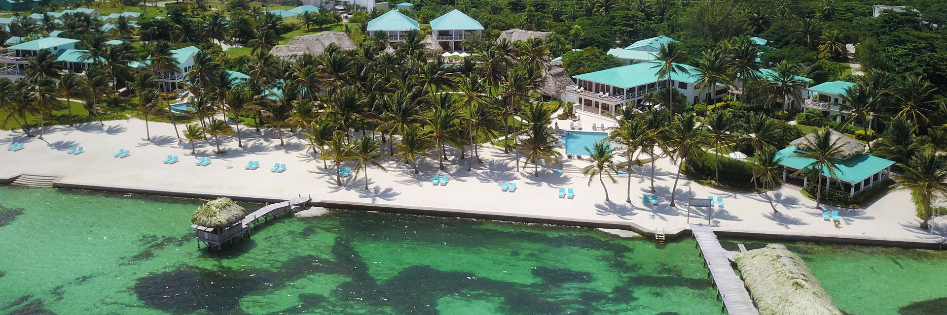 Aerial View of Caribbean Islands