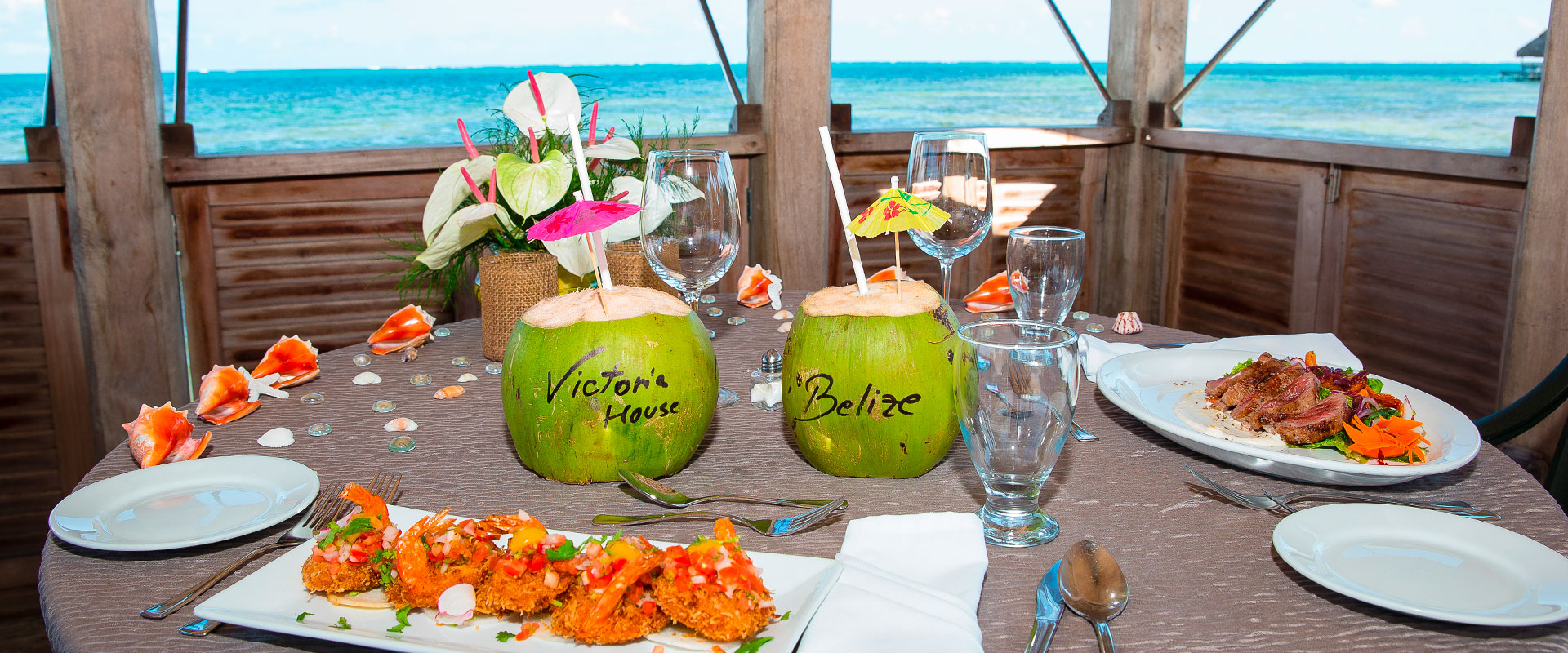 Bar Bites with a view at Victoria House Resort & Spa, Belize